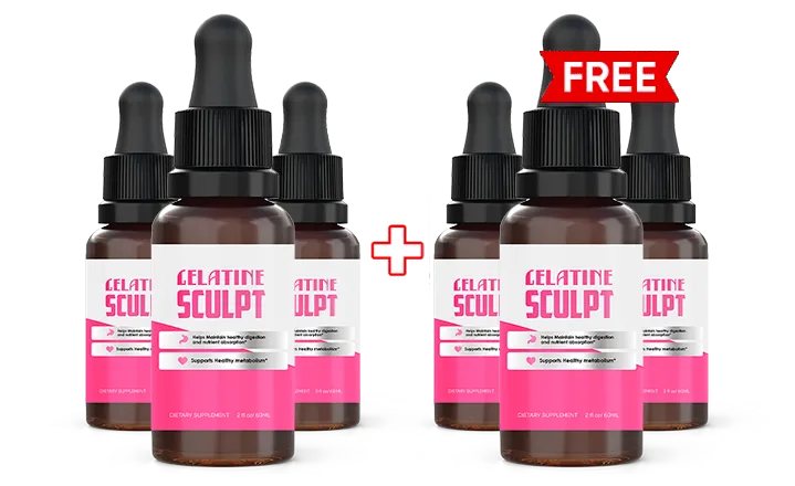 Gelatine Sculpt 6 Bottles Package